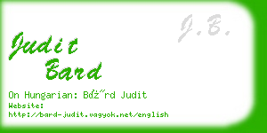 judit bard business card